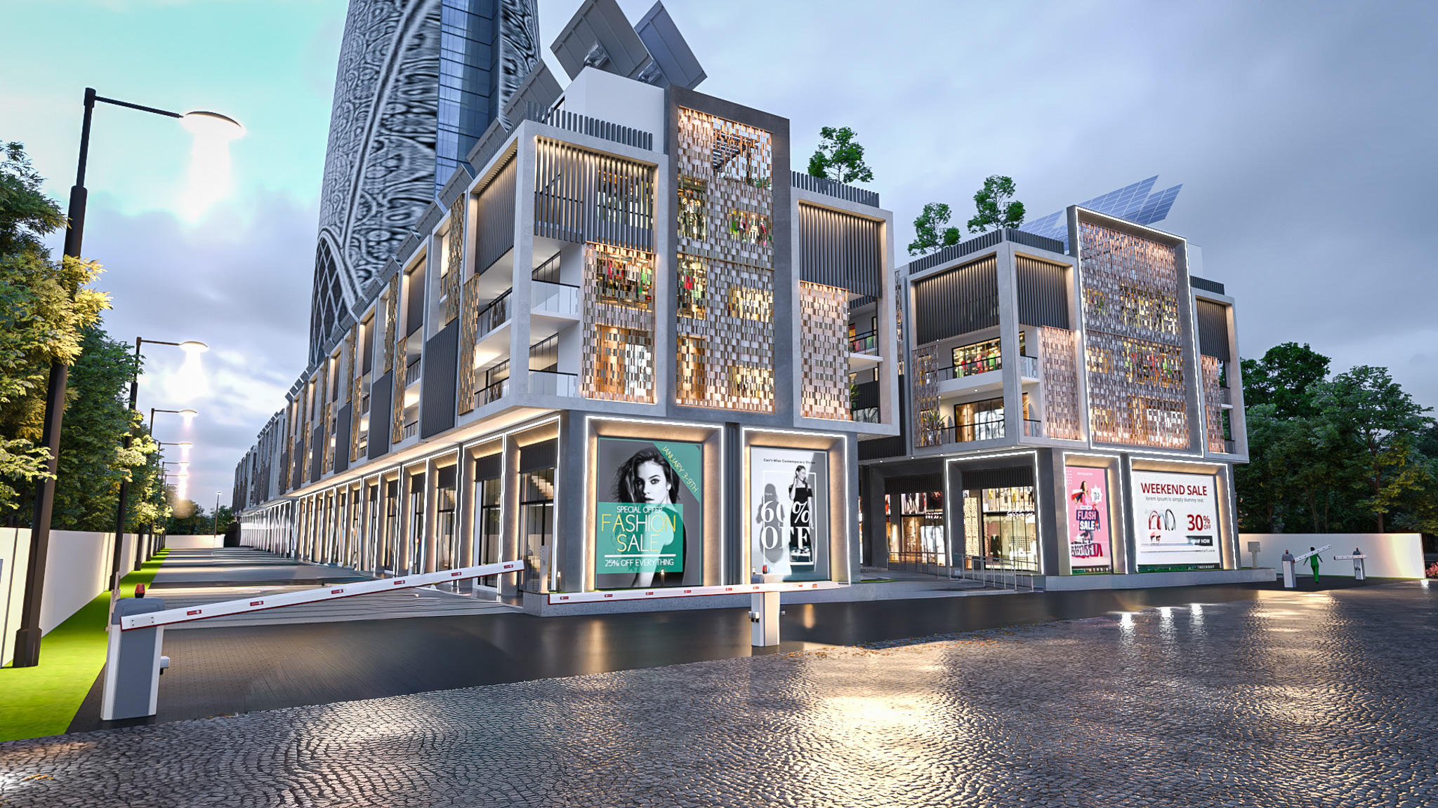 India WorldMart Premium Facade